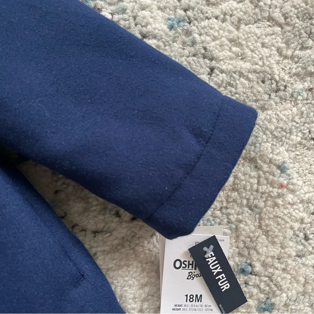 NWT 18m Osh Kosh B’Gosh Navy Coat